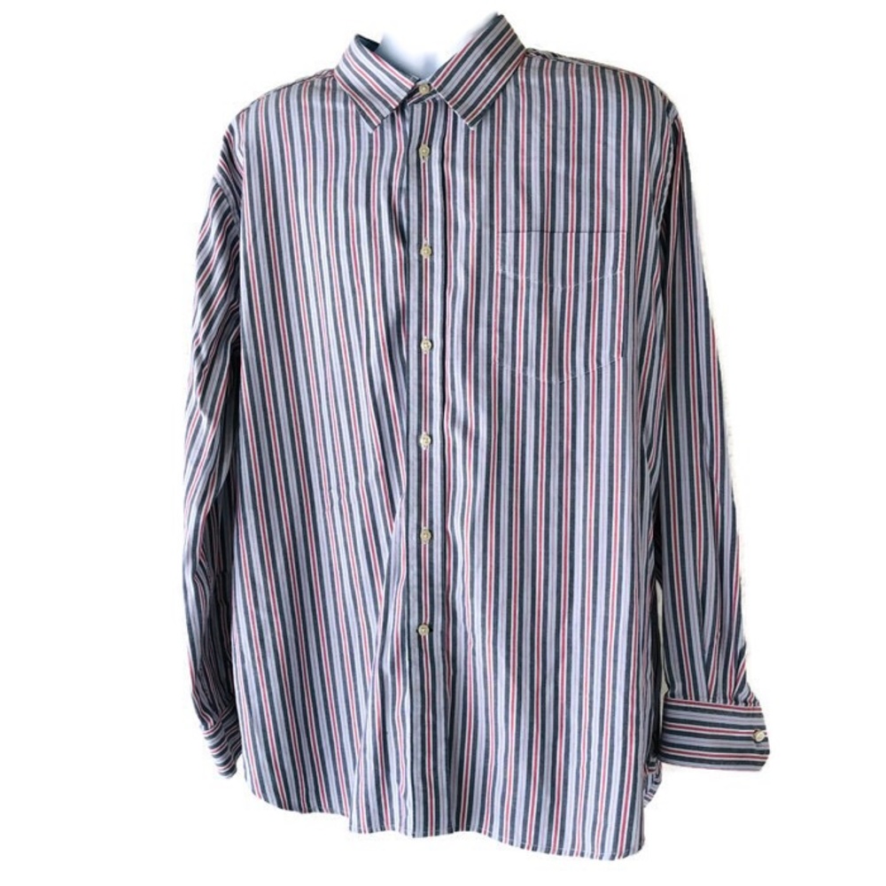 Tommy Hilfiger Men’s XL Red And Blue Striped Shirt